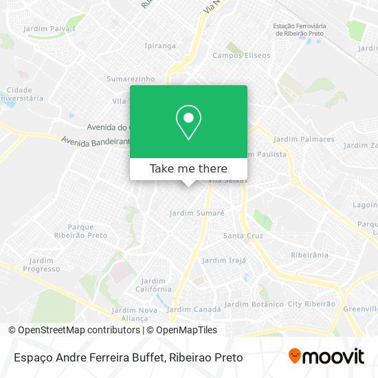 Espaço Andre Ferreira Buffet map