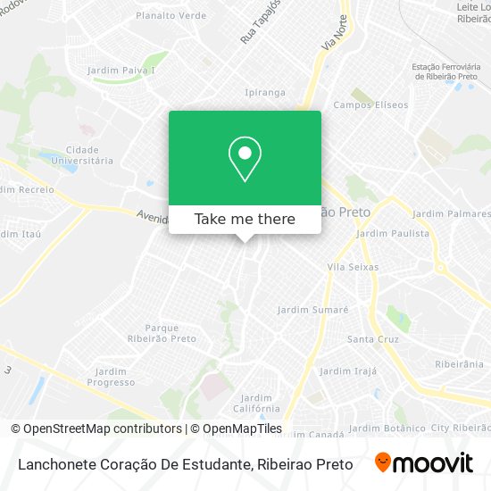 Mapa Lanchonete Coração De Estudante