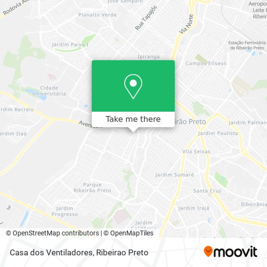 Casa dos Ventiladores map