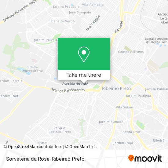 Sorveteria da Rose map
