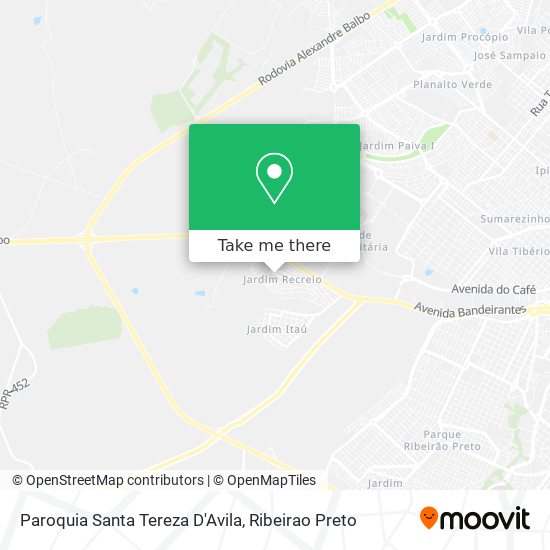 Paroquia Santa Tereza D'Avila map