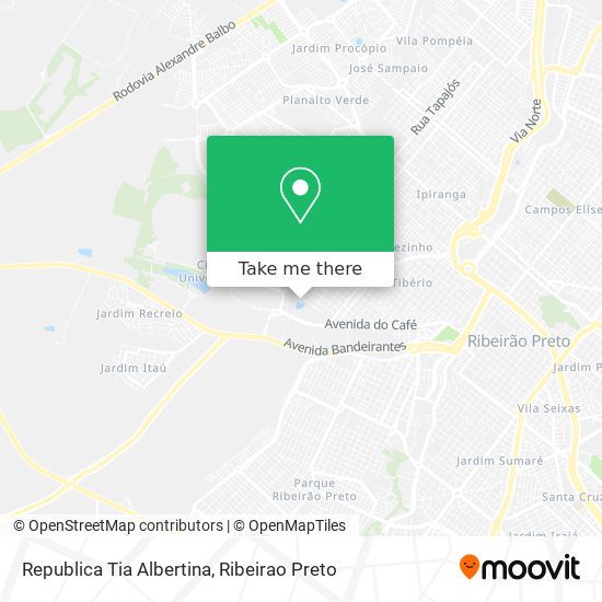 Republica Tia Albertina map