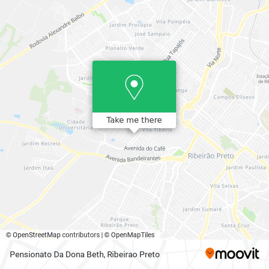 Pensionato Da Dona Beth map