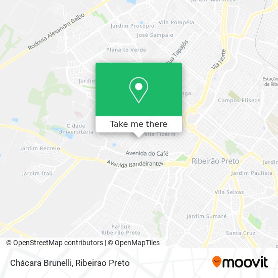 Chácara Brunelli map