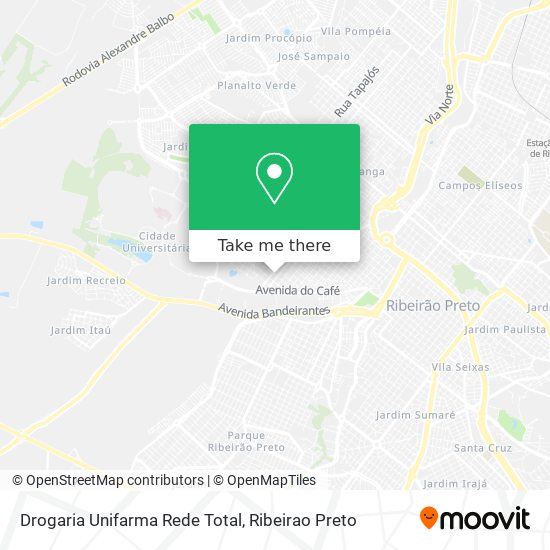 Drogaria Unifarma Rede Total map