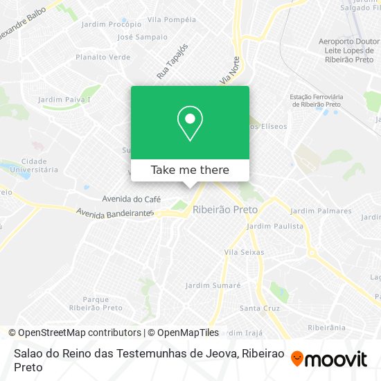 Salao do Reino das Testemunhas de Jeova map