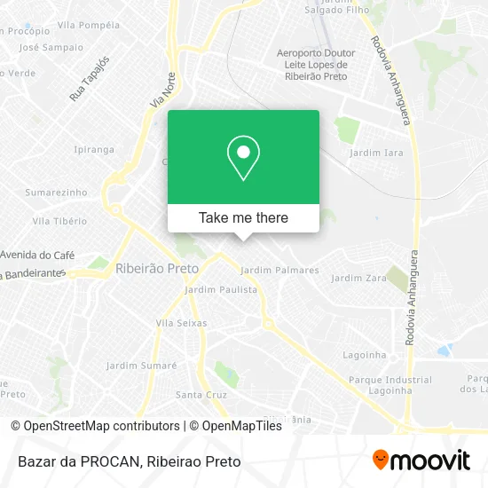 Bazar da PROCAN map