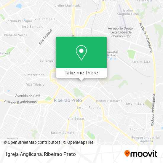 Igreja Anglicana map