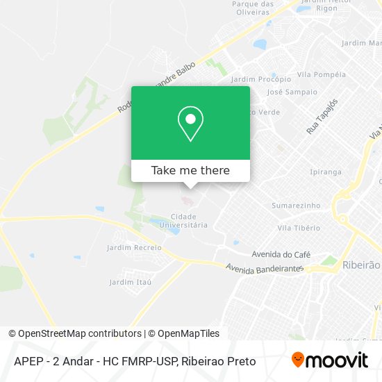APEP - 2 Andar - HC FMRP-USP map