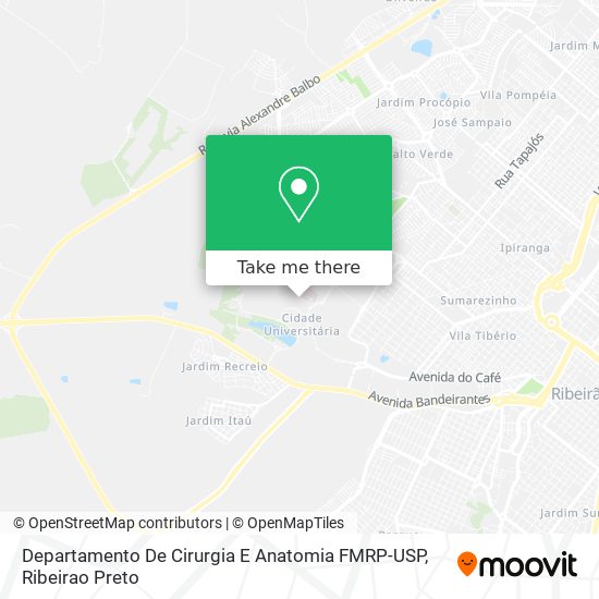 Departamento De Cirurgia E Anatomia FMRP-USP map