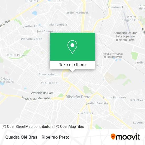 Quadra Olé Brasil map