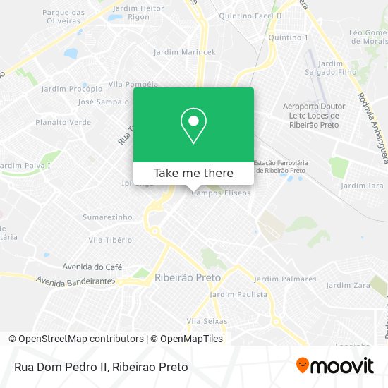 Mapa Rua Dom Pedro II