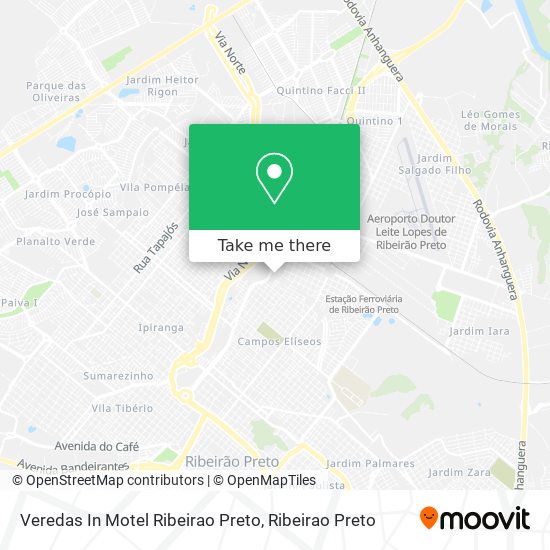 Veredas In Motel Ribeirao Preto map