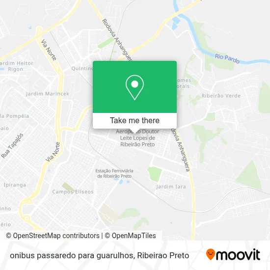 onibus passaredo para guarulhos map