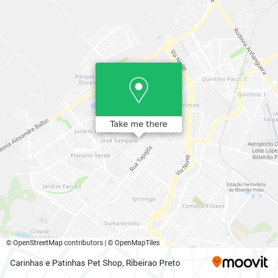 Carinhas e Patinhas Pet Shop map