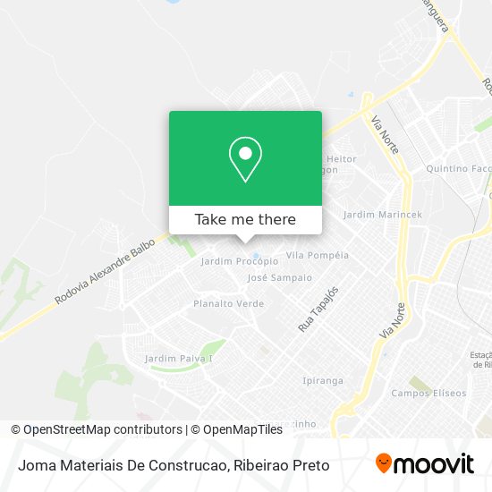 Joma Materiais De Construcao map