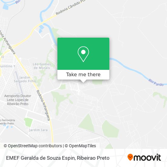 EMEF Geralda de Souza Espin map