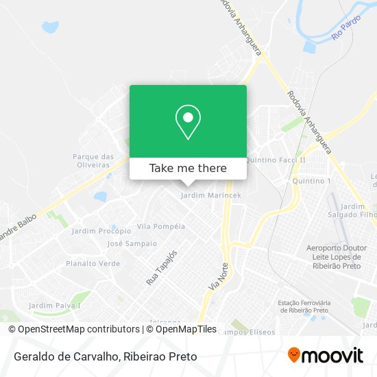 Mapa Geraldo de Carvalho