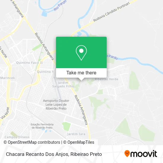 Chacara Recanto Dos Anjos map