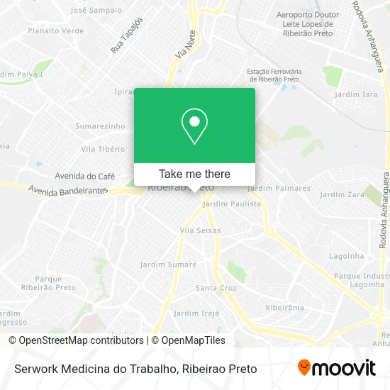 Serwork Medicina do Trabalho map