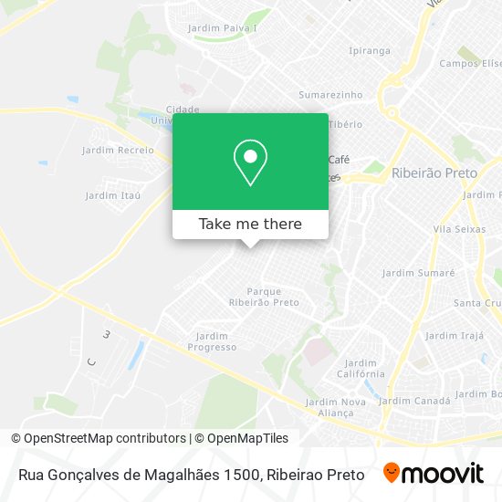 Rua Gonçalves de Magalhães 1500 map