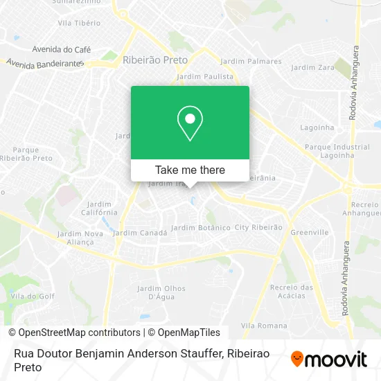 Rua Doutor Benjamin Anderson Stauffer map