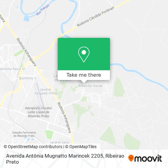 Avenida Antônia Mugnatto Marincek 2205 map