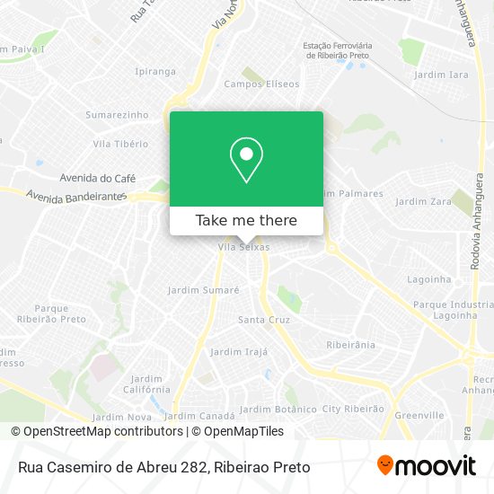 Mapa Rua Casemiro de Abreu 282