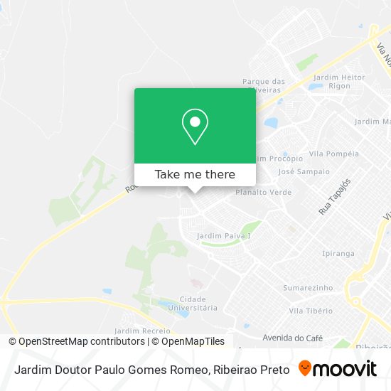 Jardim Doutor Paulo Gomes Romeo map