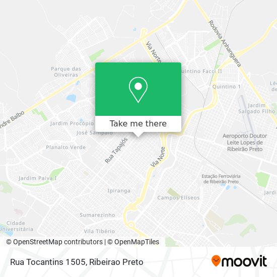 Rua Tocantins 1505 map