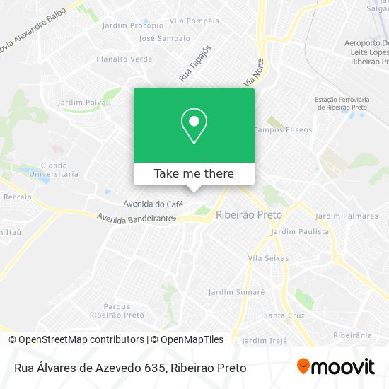 Mapa Rua Álvares de Azevedo 635