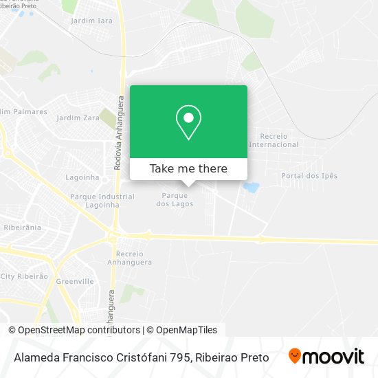 Alameda Francisco Cristófani 795 map