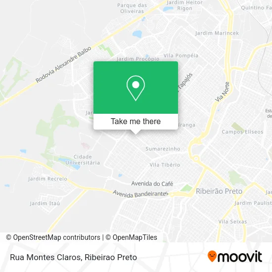 Rua Montes Claros map