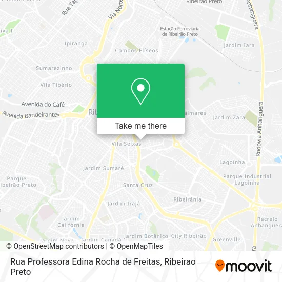 Rua Professora Edina Rocha de Freitas map