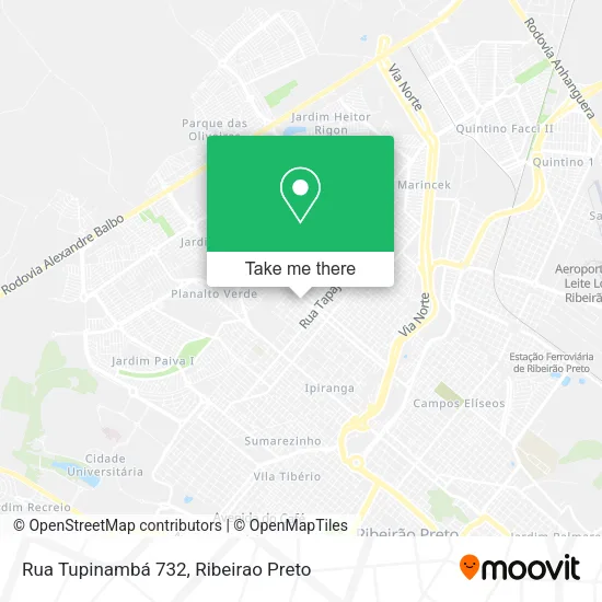 Rua Tupinambá 732 map