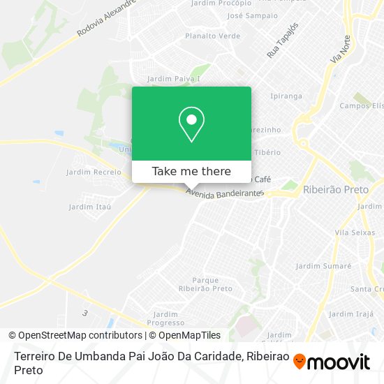 Terreiro De Umbanda Pai João Da Caridade map