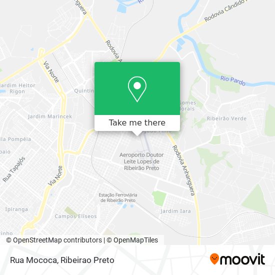 Rua Mococa map