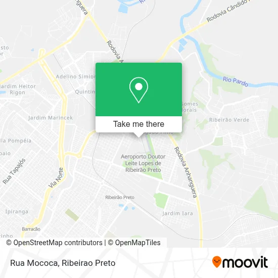 Rua Mococa map