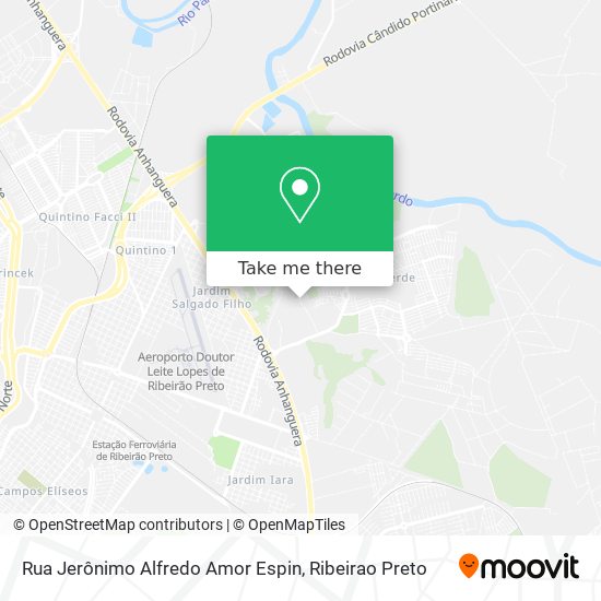 Rua Jerônimo Alfredo Amor Espin map