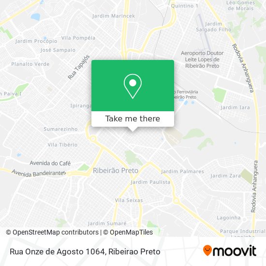 Rua Onze de Agosto 1064 map