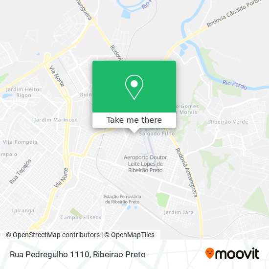 Rua Pedregulho 1110 map