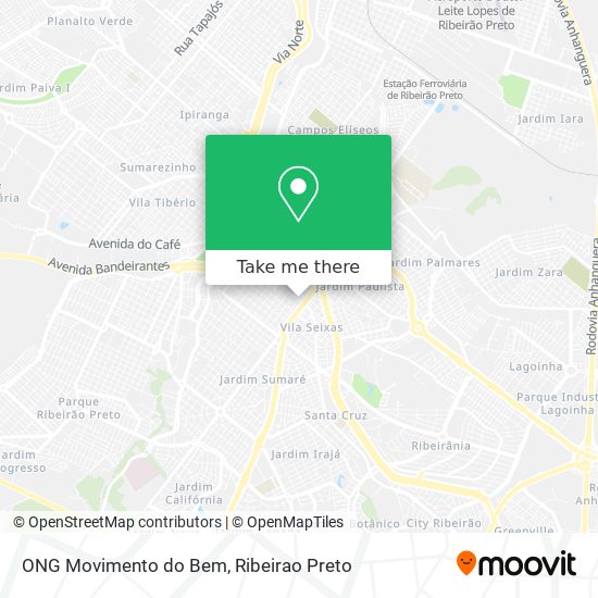 ONG Movimento do Bem map