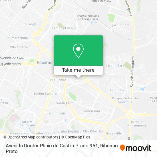 Avenida Doutor Plínio de Castro Prado 951 map