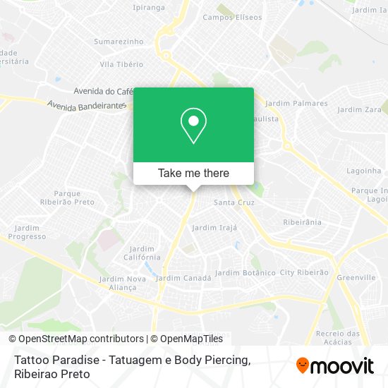 Mapa Tattoo Paradise - Tatuagem e Body Piercing