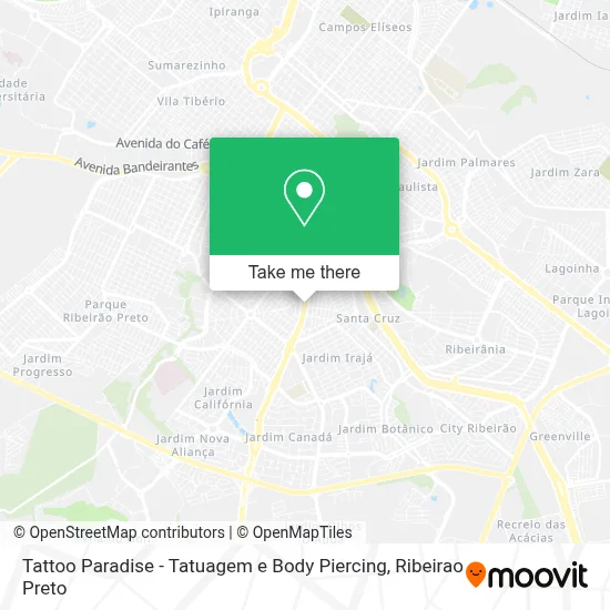 Tattoo Paradise - Tatuagem e Body Piercing map