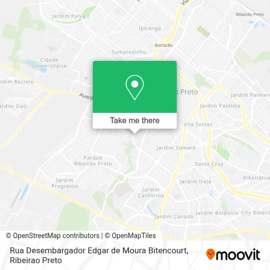 Rua Desembargador Edgar de Moura Bitencourt map