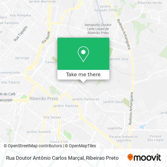 Rua Doutor Antônio Carlos Marçal map