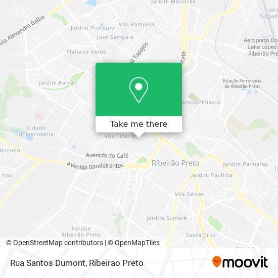 Mapa Rua Santos Dumont