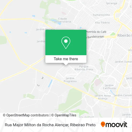 Rua Major Milton da Rocha Alençar map