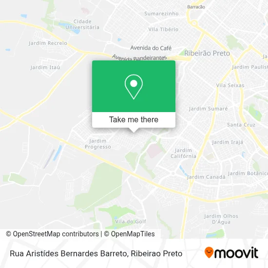 Rua Aristídes Bernardes Barreto map